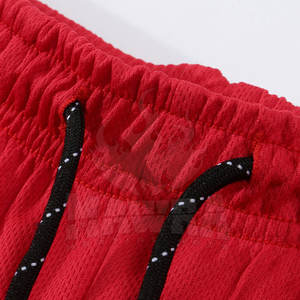 Pantalones Cortos Deportivos de Poliéster Transpirable de Alta Calidad para Hombre, Ropa Deportiva Informal con Cintura Media y Diseño Sólido - Product Image 3