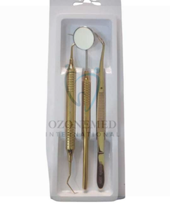 Juego de instrumentos quirúrgicos dentales de uso regular de acero inoxidable - Product Image 1