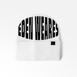 Gorro de invierno de algodón 100%, nuevo diseño, suave, uso diario, patrón de impresión de alta calidad, logotipo personalizado a la moda, gorro cálido para la playa - Product Image 1