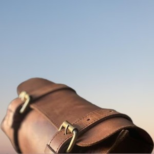 Bolsa de cuero personalizada para motocicleta, alforjas, bolsa de lona para viajes, regalo de Navidad, amantes de la bicicleta, venta de Cyber Monday, tres bolsas - Product Image 4