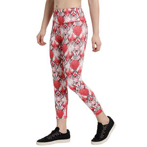 Women's Mid Compression Gym <b>Tights</b> Breathable Seamless Scrunch Butt Lift Yoga Pants High Stretch Spandex <b>Knitted</b> Sublimation - Product Image 4