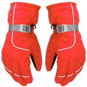 Gants de ski d'hiver pour hommes en cuir chauffants de haute qualité, fabriqués sur mesure, à doigts entiers, respirants, équipement de sport de plein air, vente en gros - Product Image 5