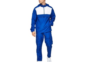 Survêtement en polyester décontracté personnalisé pour hommes concevez votre propre ensemble de jogging coupe-vent imperméable d'été coupe-vent Cargo Sport - Product Image 6