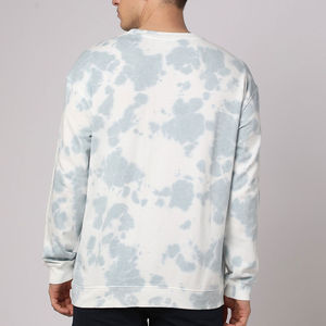 Venta al por mayor Casual Streetwear sudadera hombres OEM calidad peso pesado sudadera poliéster algodón liso Casual pulóver sudadera - Product Image 2