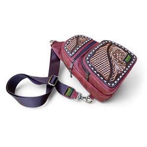 Cowhide Leather Unisex <b>Mini</b> Single Sling <b>Backpack</b> Men's Chest Bag Daypack Crossbody Fanny Pack <b>Women</b> Low Price Personalization - Product Image 5