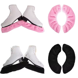 แผ่นรองรองเท้าสเก็ตกำมะหยี่แบบพรีเมี่ยมพร้อมใบมีดป้องกันโลโก้ตามสั่งแผ่นรองรองเท้าฮ็อกกี้น้ำแข็งนุ่มมีแผ่นรองผ้ากำมะหยี่ยืดหยุ่นอุปกรณ์เสริม - Product Image 3