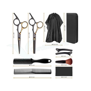 Tijeras de peluquero profesionales con combinación de colores únicos Tijeras de lujo Tijeras de peluquería - Product Image 4