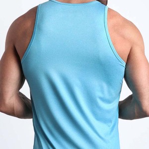 Débardeurs pour hommes vêtements grande taille haute rue Style coton respirant col rond sans manches été mince Fitness hommes débardeurs - Product Image 6