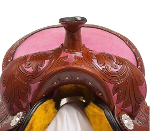 Handmade 100% Premium Quality Western Saddle in English Style Durable Leather for Horse Riding Equestrian <b>Sports</b> <b>Entertainment</b> - Product Image 6