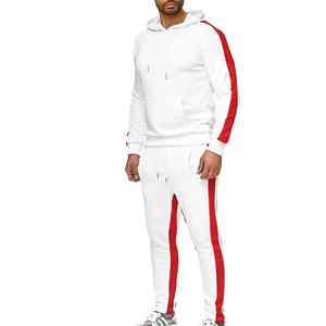 Conjuntos de Jersey con capucha y cremallera completa de manga larga de alta calidad, superventas, chándal personalizado de algodón y poliéster para hombre - Product Image 3