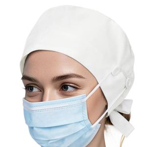 Bonnet de chirurgie médical imprimé personnalisé en coton et polyester, réglable, pour infirmière, chirurgien, hôpital - Product Image 6