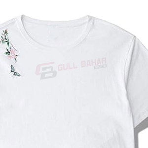 เสื้อยืดผ้าฝ้ายพรีเมียมสำหรับผู้ชายเสื้อยืดปักลายแขนสั้นคุณภาพสูงสำหรับผู้ชาย - Product Image 6