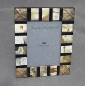 Bone Horn Eco-Friendly Customizable High Quality Luxury Handcrafted Bone Inlay MDF <b>Wall</b> and Tabletop <b>Photo</b> <b>Frames</b> - Product Image 3