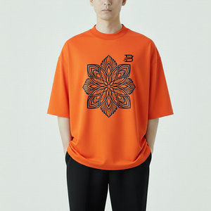 T-shirts Boxy pour Hommes Grande Taille, Tissu de Haute Qualité, Couleur et Design Personnalisés, T-shirts Boxy à Séchage Rapide, Confortables pour un Usage Quotidien - Product Image 1