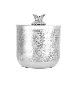 <b>Silver</b> Color Kitchenware <b>Bowl</b> for Hotel Decorative Latest Arrival Date <b>Bowl</b> Attractive Design Dry Fruit Storage <b>Bowl</b> - Product Image 6