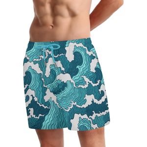 กางเกงว่ายน้ำขาสั้นชายหาดทำจากโพลีเอสเตอร์สำหรับ100% แห้งเร็วแบบสั่งตัดสำหรับฤดูร้อน - Product Image 4