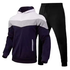 Men's High Quality Custom Logo Fitness Jogger Winter Tracksuit Private Logo Breathable Comfortable Winter Sports Tracksuits - Product Image 5