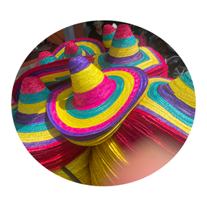 หมวกฟางเม็กซิกันน้ำหนักเบาสำหรับปาร์ตี้และเดินทางกำหนดโลโก้ได้เองหมวกกันแดดปีกกว้างวัสดุเป็นมิตรกับสิ่งแวดล้อม - Product Image 3