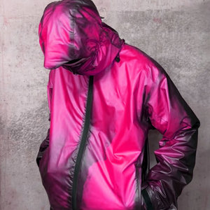 Chaqueta Cortavientos Personalizada para Deportes al Aire Libre, con Cierre, de Tela Termocrómica, Reactiva al Calor, que Cambia de Color - Product Image 2