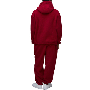 2025 <b>Men's</b> Hooded Solid 2-Piece Winter Tracksuit Set 100% Cotton Hip Hop Streetwear Casual Fashion <b>Clothing</b> - Product Image 6