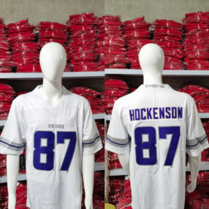 Conjunto de Uniforme de Fútbol Americano Personalizado para Adultos, Secado Rápido, 100% Poliéster, Transpirable, Diseño de Talla Grande, Estilo Urbano, Cosido - Product Image 5