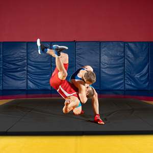 Tappetino Pieghevole Multifunzione 4' X 8' X 2' Nero per Ginnastica e Yoga di BalanceFrom - Product Image 6