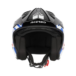 หมวกกันน็อค Acerbis รุ่น Jet Aria Graphic สีขาว แดง น้ำเงิน รหัสสินค้า 0026602.034-S รหัส EAN 13 8052796954069 ขนาด S-XL - Product Image 3