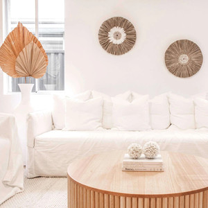 Decoración de pared Puka de algas marinas naturales tejidas a mano de alta calidad, el mejor precio al por mayor de Vietnam para colgar en la pared, arte de ratán - Product Image 4