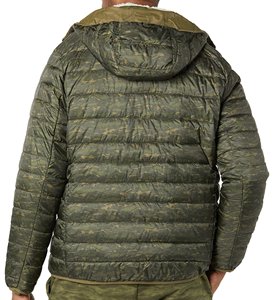 Custom Print High Street Winter Puffer Jacket Hooded Quick Dry Breathable Zipper <b>Stand</b> Collar Factory Trending Canvas Customized - Product Image 4