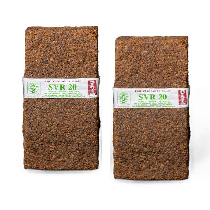Best Selling Natural Rubber Raw Materials TSR 20 SVR 20 33.33 Kg/Bale Brown Rubber for Making Tires, Soles Shoes, Belts