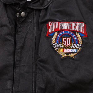 Chaqueta de cuero con soporte cómodo de peso pesado de buena calidad, chaqueta de cuero Kart de manga larga con estampado para exteriores - Product Image 4