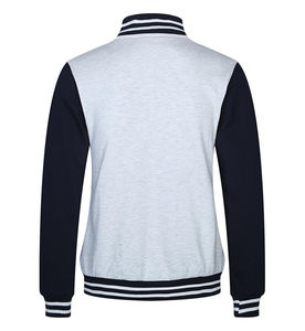 Vestes universitaires personnalisées brodées en chenille pour hommes Manteaux d'hiver en laine tricotés Rhinestone Letterman Front - Product Image 6