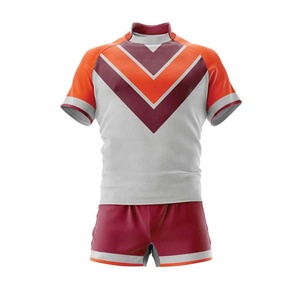 Personnalisable 100% Polyester Rugby Shirt et Uniformes Sublimation Football Wear - Product Image 2
