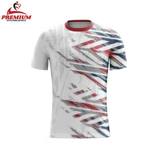 Venta al por mayor de fábrica, sublimación personalizada, deportes informales, equipo de fútbol, camiseta de calidad, versión de jugador, Conjunto de camiseta de fútbol con estilo superior - Product Image 1