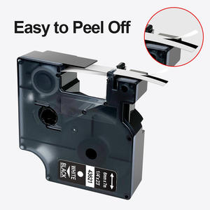 Orison 100% Compatible D1 43621 6mm x 7m Blanco sobre negro Cinta de etiquetas de Cinta de transferencia térmica para impresora <span class=keywords><strong>DYMO</strong></span> <span class=keywords><strong>LabelManager</strong></span> <span class=keywords><strong>160</strong></span> 280 - Product Image 3