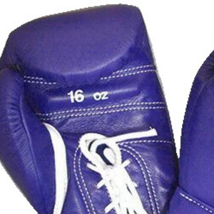 Professional <b>Lace</b> Up Boxing Gloves Purple Genuine Leather Training Sparring Gloves Handcrafted Fight Gear - Product Image 6
