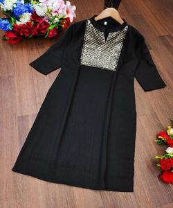 Robe Prêt-à-Porter en Georgette de Soie Ethnique à Bas Prix avec Dupatta - Product Image 1