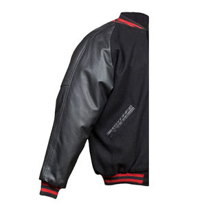 Nuevo precio cómodo al por mayor hombre chaqueta de cuero Versity chaqueta personalizada en nuevo estilo de alta calidad hombres chaqueta de cuero real - Product Image 3