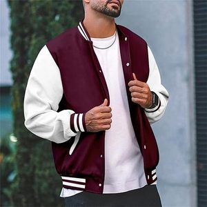 top quality Mens Casual Varsity Jacket Slim Fit Cotton Letterman Baseball Bomber Classic College Jacket - Product Image 4