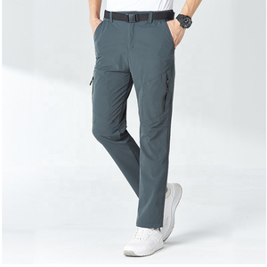 กางเกงกอล์ฟขาเรียวผ้าไนลอน85% สำหรับผู้ชายกางเกงเล่นกอล์ฟผ้าไนลอน15% สแปนเด็กซ์เนื้อแห้งเร็วน้ำหนักเบายืดได้4ทิศทาง - Product Image 4