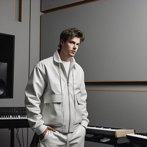 Veste baggy en cuir PU pour hommes Vestes en cuir zippées à col montant pour hommes Veste en cuir PU vintage pour hommes - Product Image 2