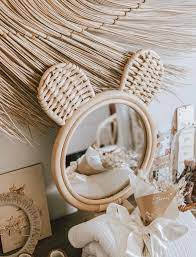 Top Trending Cute Bear Design Espejo de ratán de Artex Thien Thanh - Product Image 3