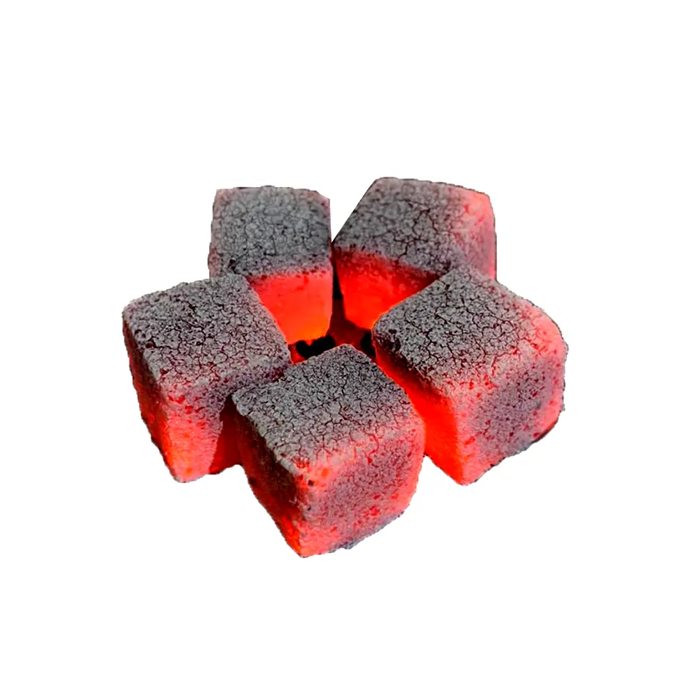 Natural Coconut Shell Charcoal Briquettes Cube: Authentic Indonesian Coconut Charcoal Briquettes for Superior Hookah Experience