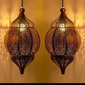 Linterna de Metal decorativa de lujo con asa para jardín, Patio, balcón, fiesta de boda y decoración del hogar - Product Image 6