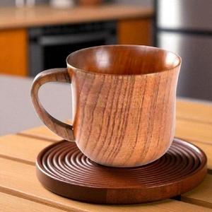 Tasse en bois faite à la main classique pour bureau à domicile hôtel tasse à bière en bois tasse à thé avec le meilleur grossiste de qualité de l'Inde - Product Image 3