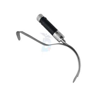 Dynaintl Deaver Retractor With <b>Fiber</b> <b>Optic</b> <b>Light</b> Guide Liumination 25mm Blade 21cm Length - Product Image 4