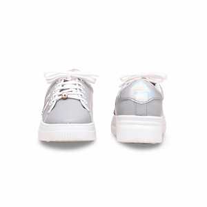 Baskets décontractées grises style basket AT7336 - Product Image 2