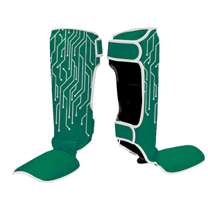 Almohadilla de protección para piernas de entrenamiento de Karate y protector de empeine/espinilleras hechas a medida Kick Boxing espinilleras al por mayor personalizadas - Product Image 1