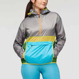 Chaqueta de motorista multicolor a prueba de viento para mujer, chaqueta cortavientos transpirable de poliéster para mujer, diseño para ropa de calle, moda - Product Image 1