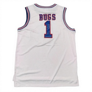 Camiseta de Baloncesto Duradera con Nuevo Diseño Personalizado, Nombre del Equipo y Número, Verano, 100% Poliéster, Antibacteriana, Unisex, Tallas Grandes, en Venta - Product Image 1